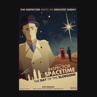 Inspector Spacetime Day Of The Blorgons Poster Graphic T-shirt | Artistshot