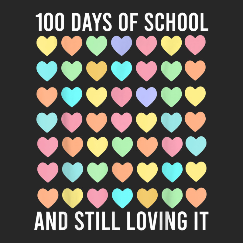 Cute 100 Days Of School And Still Loving It Hearts 100th Day T Shirt Men's T-shirt Pajama Set | Artistshot