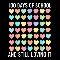 Cute 100 Days Of School And Still Loving It Hearts 100th Day T Shirt Men's 3/4 Sleeve Pajama Set | Artistshot