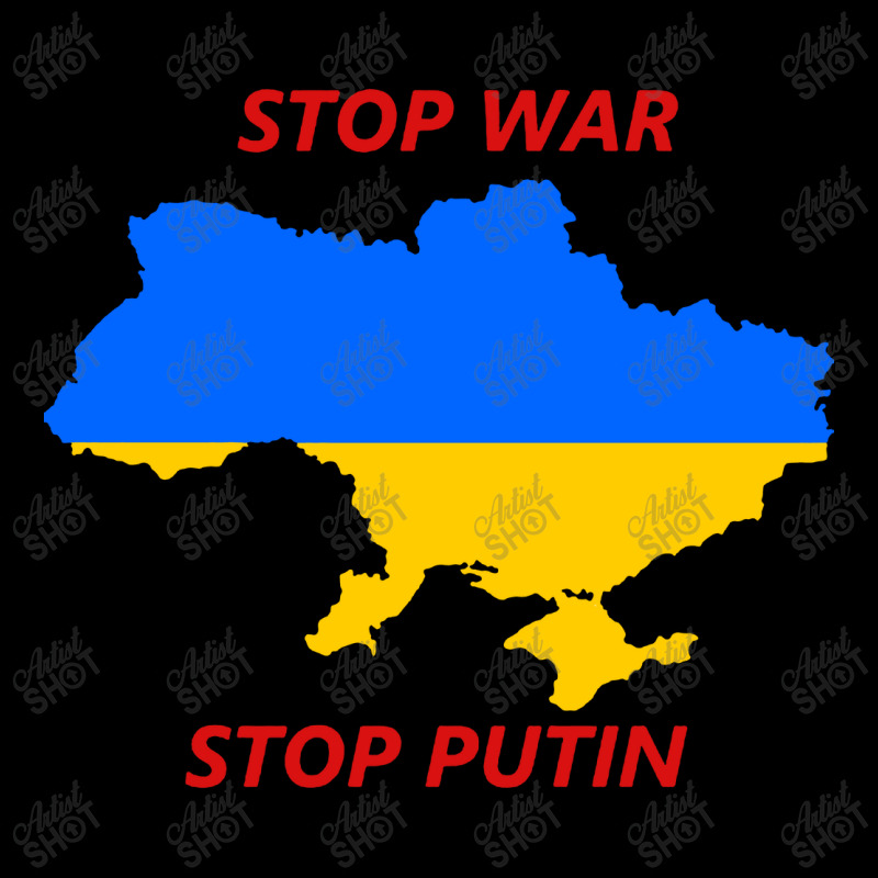 Stop War Stop Putin Cropped Sweater | Artistshot