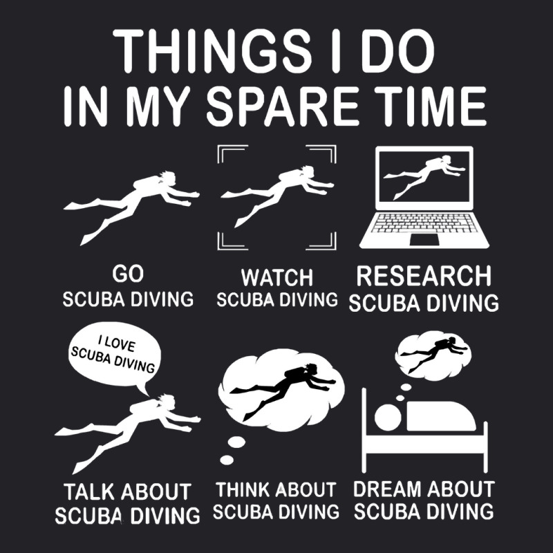 Things I Do In My Spare Time Scuba Diving Funny Diver Gift For Diving Youth Tee by Eme90 | Artistshot