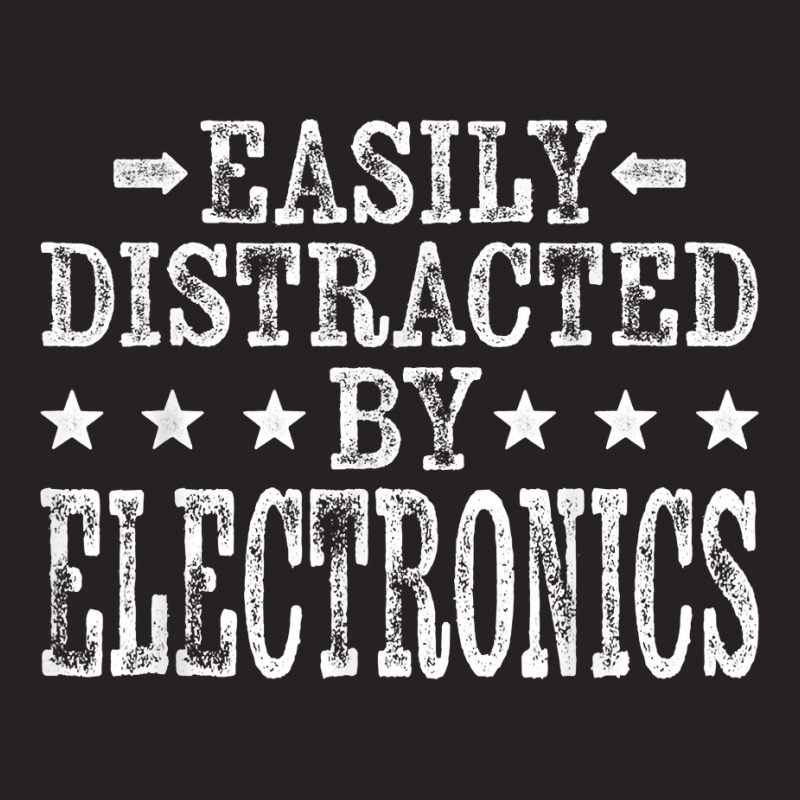 Easily Distracted By Electronics   Electronics Technician T Shirt Vintage Cap by alysestick8m7 | Artistshot