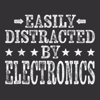 Easily Distracted By Electronics   Electronics Technician T Shirt Vintage Short | Artistshot