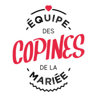 Equipe Des Copines De La Mariée V-neck Tee | Artistshot