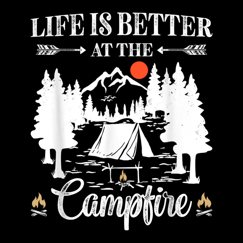 Funny Camping Saying For Men Women Kids Camper Camp Campfire T Shirt Portrait Canvas Print | Artistshot