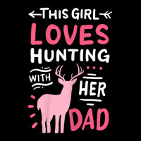 Hot Trend Hunting Girl With Her Dad Father's Day V-neck Tee | Artistshot