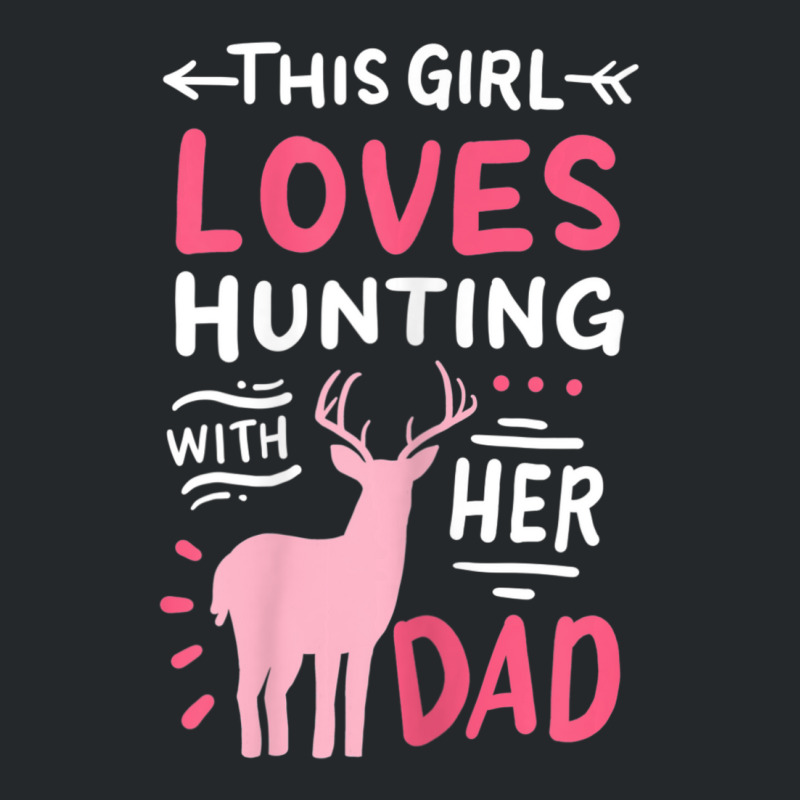 Hot Trend Hunting Girl With Her Dad Father's Day Crewneck Sweatshirt by Estrada Link | Artistshot