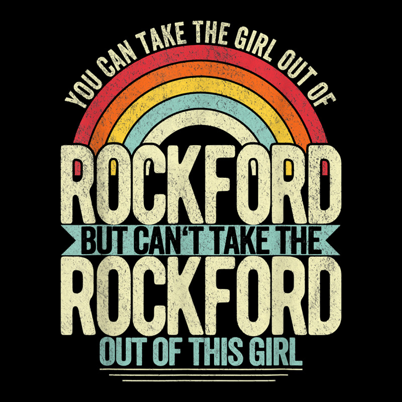 Girl Out Of Rockford Illinois Hometown Home Rockford T Shirt Cropped Hoodie by calvinittgos | Artistshot