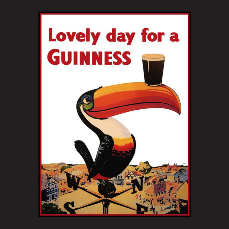 Lovely Day For A Guinness Poster .png T-shirt | Artistshot