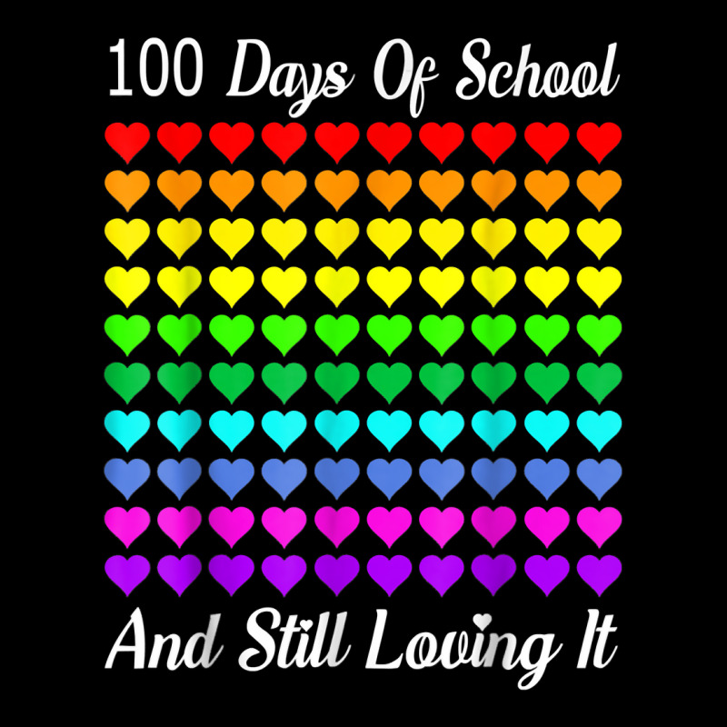 Heart Happy 100 Days Of School And I Still Loving It Gift T Shirt Pocket T-shirt | Artistshot