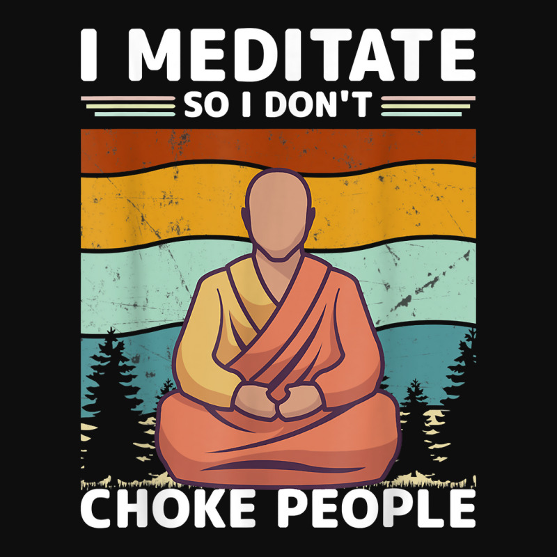 I Meditate Vintage Buddha Buddhism Zen Spiritual Meditation T Shirt Crop Top by sheritl9tl | Artistshot