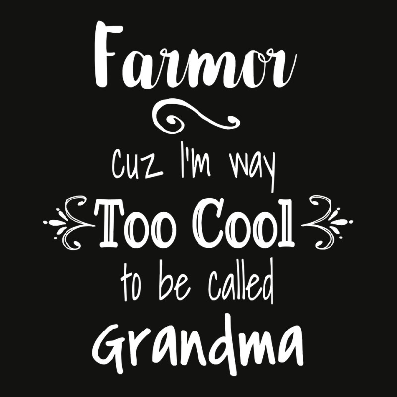 Farmor Too Cool To Call Grandma Danish Swedish Grandmother Scorecard Crop Tee by JamesArtists | Artistshot