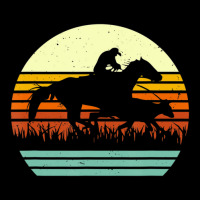 Trending Horse And Cowboy Calf Roping Retro Sun Style V-neck Tee | Artistshot