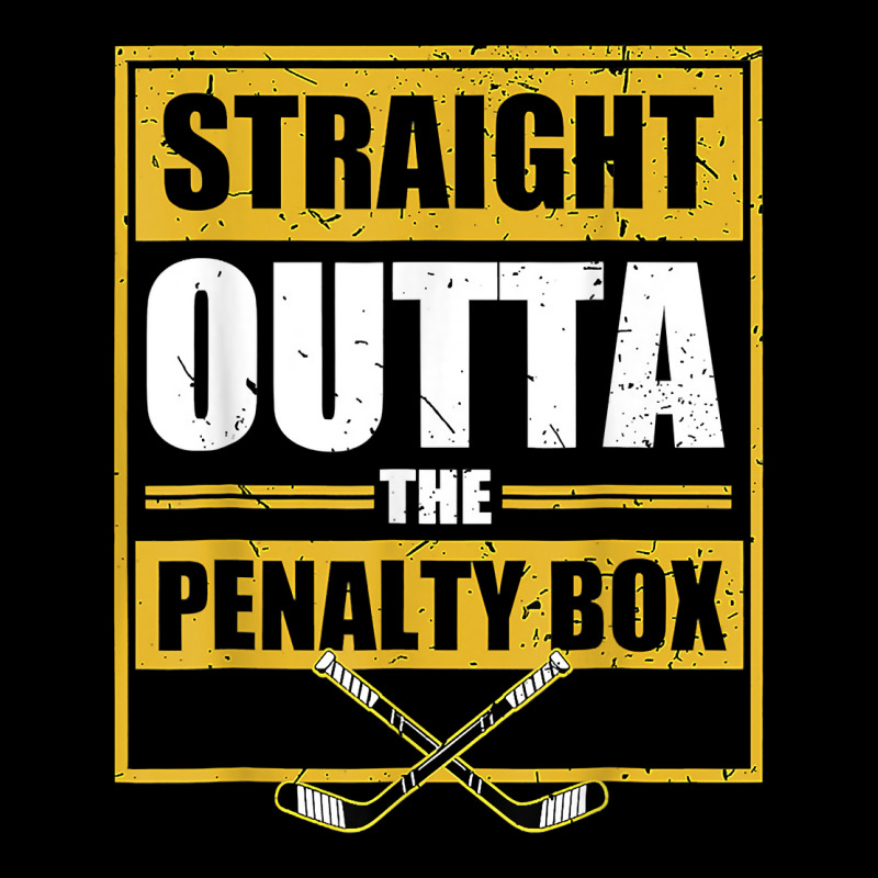 Ice. Hockey Player Gift Straight Outta The Penalty Box T Shirt V-Neck Tee by hyong5i4 | Artistshot