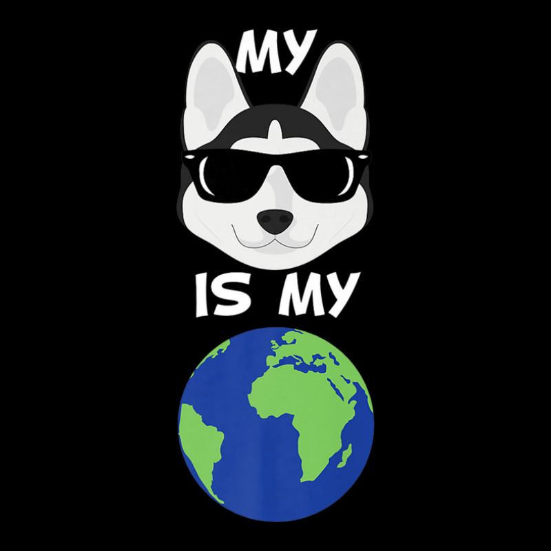 My Siberian Husky Is My World Siberian Husky Lightweight Hoodie by hyskovoyc | Artistshot