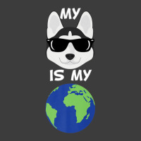 My Siberian Husky Is My World Siberian Husky Men's Polo Shirt | Artistshot