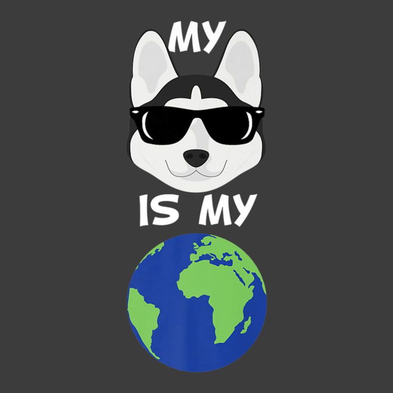 My Siberian Husky Is My World Siberian Husky Men's Polo Shirt by hyskovoyc | Artistshot