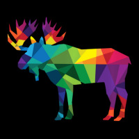 Limited Edition Moose Colorful Low Poly Art Hunting Theme- Hunters Zipper Hoodie | Artistshot