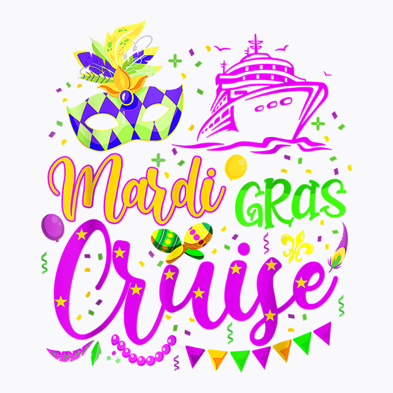 Mardi Gras Cruise Cruising Mask Cruise Ship New Orleans T Shirt T-shirt | Artistshot