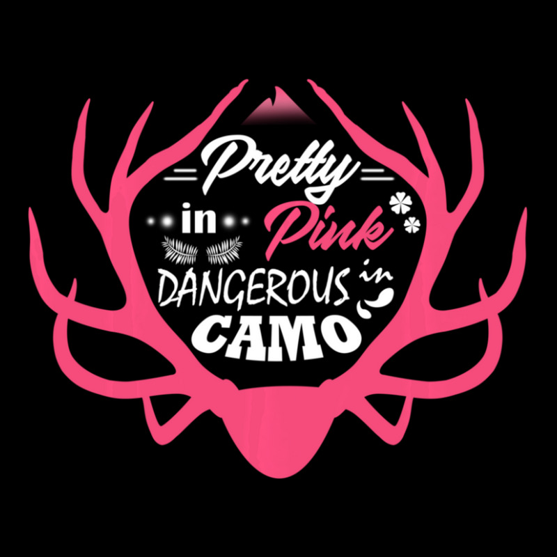 Limited Edition Pretty Pink Dangerous In Camo Hunting Girl Women Hunte Youth Hoodie by Berrios Crisp | Artistshot