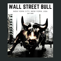 Trending Wall Street Bull Day Trading Stock Market Women's Triblend Scoop T-shirt | Artistshot