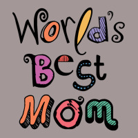 Worlds Best Mom Text Design 01 Vintage Short | Artistshot