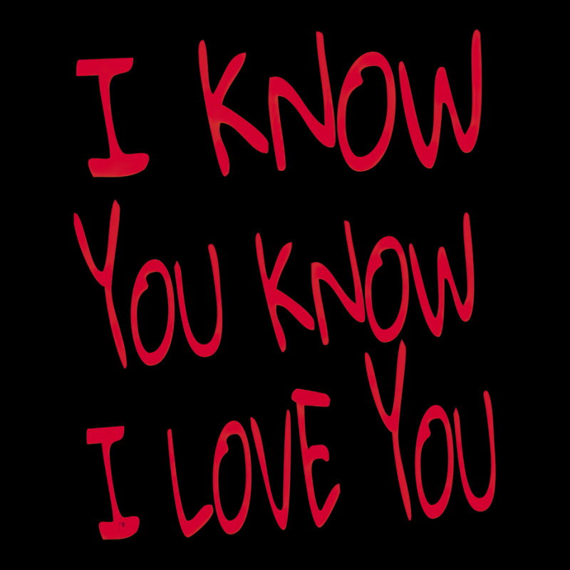 Valentine I Know You Know I Love You V-neck Tee | Artistshot