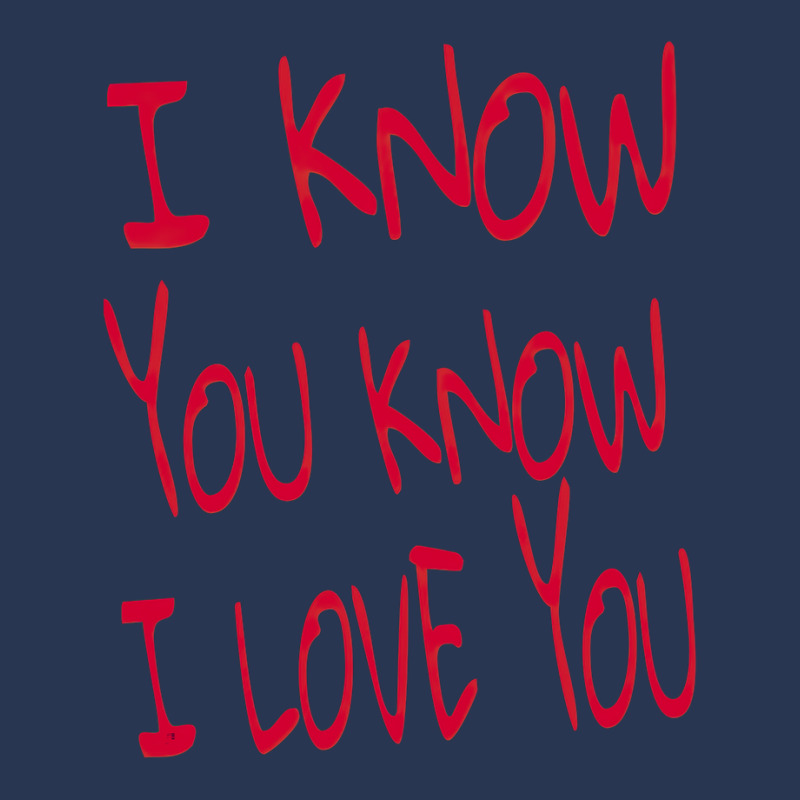 Valentine I Know You Know I Love You Men Denim Jacket | Artistshot