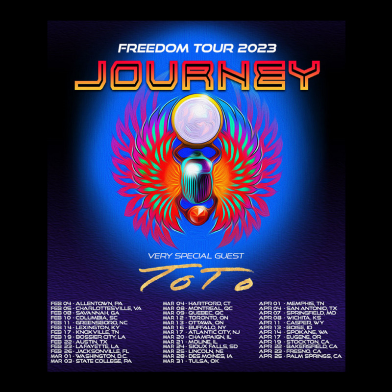 Jrny Freedom Tour 2023 With Locations Ang Dates Maternity Scoop Neck T-shirt by RogerHunnell | Artistshot