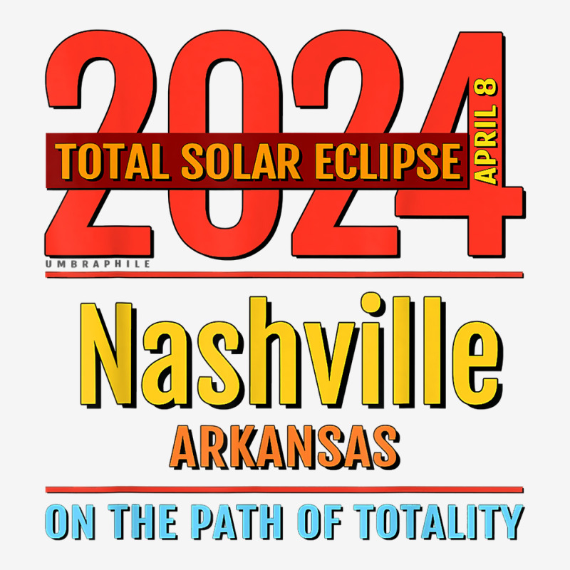 Nashville Arkansas Ar Total Solar Eclipse 2024  4  T Shirt Adjustable Cap by sheritl9tl | Artistshot