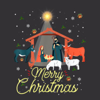 Merry Christmas Baby Christ Jesus Nativity Scene Matching T Shirt Vintage Short | Artistshot