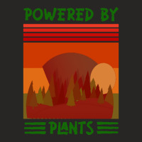 Limited Edition Powered By Plants -retro Ladies Fitted T-shirt | Artistshot