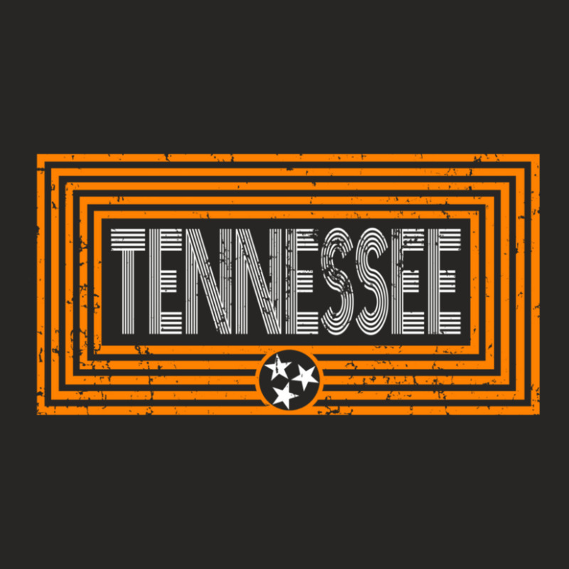 Trending Orange & White Tennessee State Flag Unique Tennessee Ladies Fitted T-Shirt by femalesbaubles | Artistshot