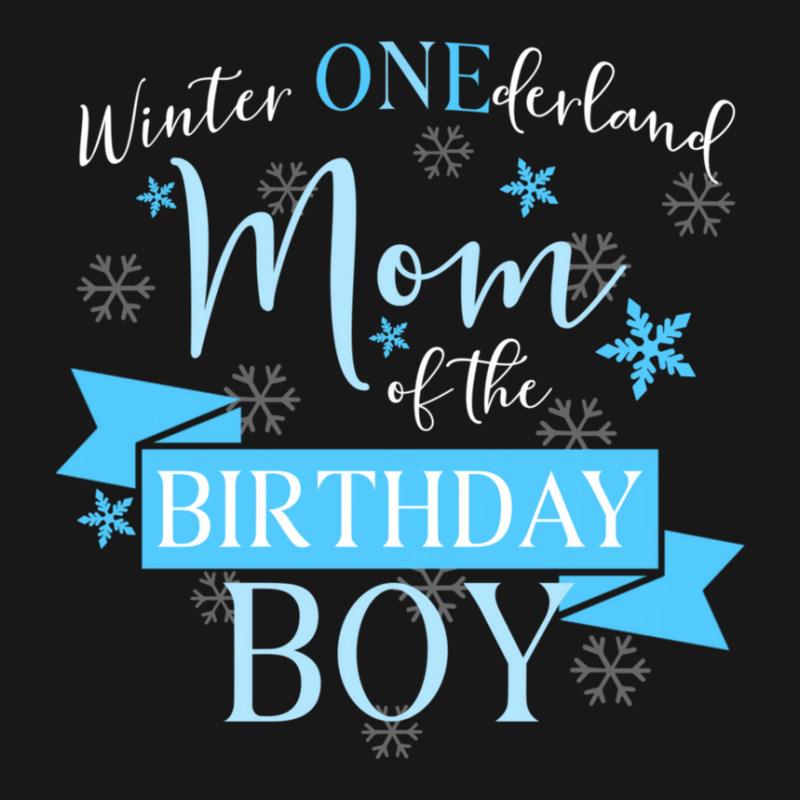 Limited Edition Winter Onederland Mom Of The Birthday Boy Flannel Shirt by yumgaugeteuda | Artistshot