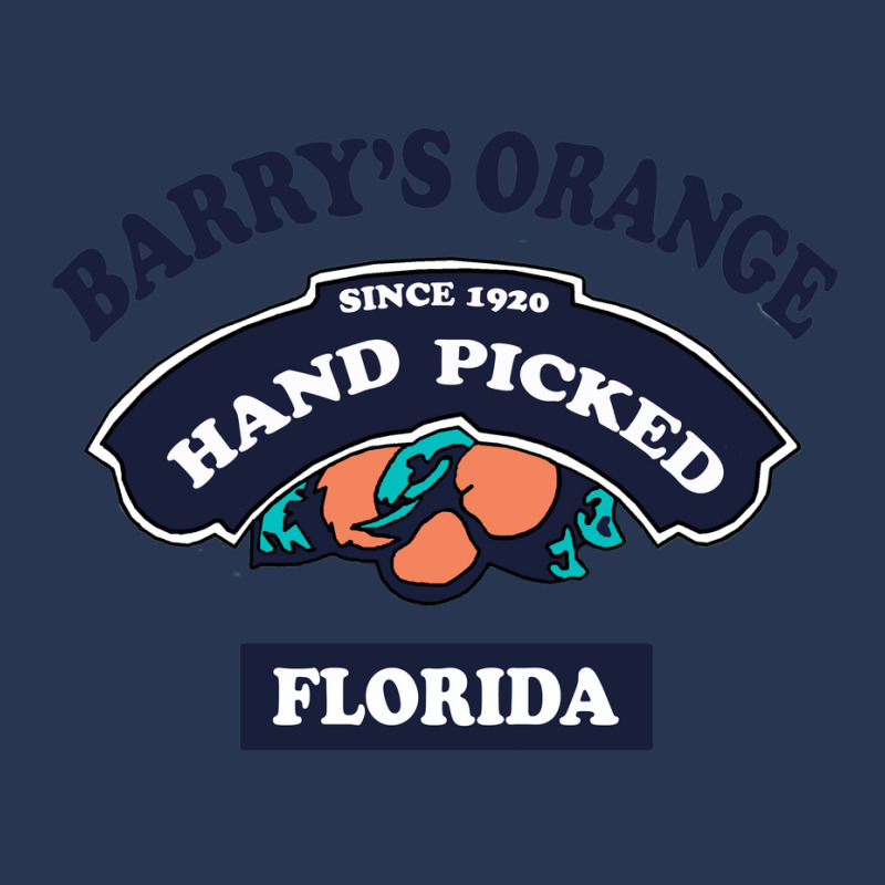 Newbarry's Orange Hand Picked Florida Men Denim Jacket by lanaeljana | Artistshot