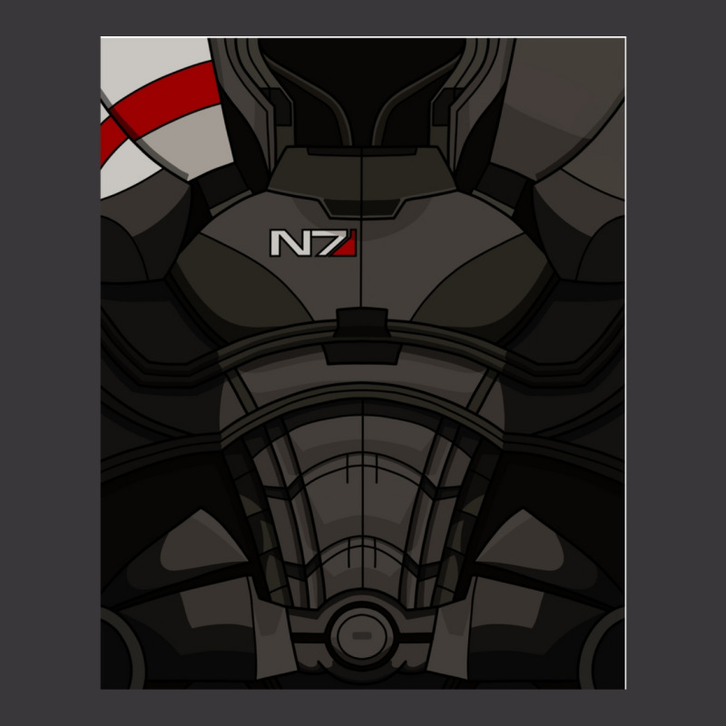 N7 Commander Shepard Mass Effect Armour Ladies Curvy T-Shirt by BrentBir | Artistshot