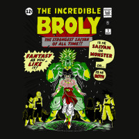 The Incredible Broly Scorecard Crop Tee | Artistshot