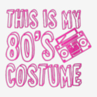 Womens This Is My 80's Costume I Love The 80s Theme Designs V Neck T S Landscape Canvas Print | Artistshot