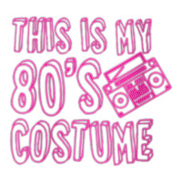 Womens This Is My 80's Costume I Love The 80s Theme Designs V Neck T S Sticker | Artistshot