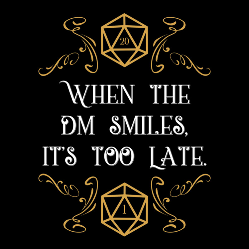 When The Master Smiles It's Too Late 20 Sided Dice Kids Cap | Artistshot