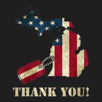 Limited Edition Michigan Veteran Thank You Memorial Day Drawstring Bags | Artistshot