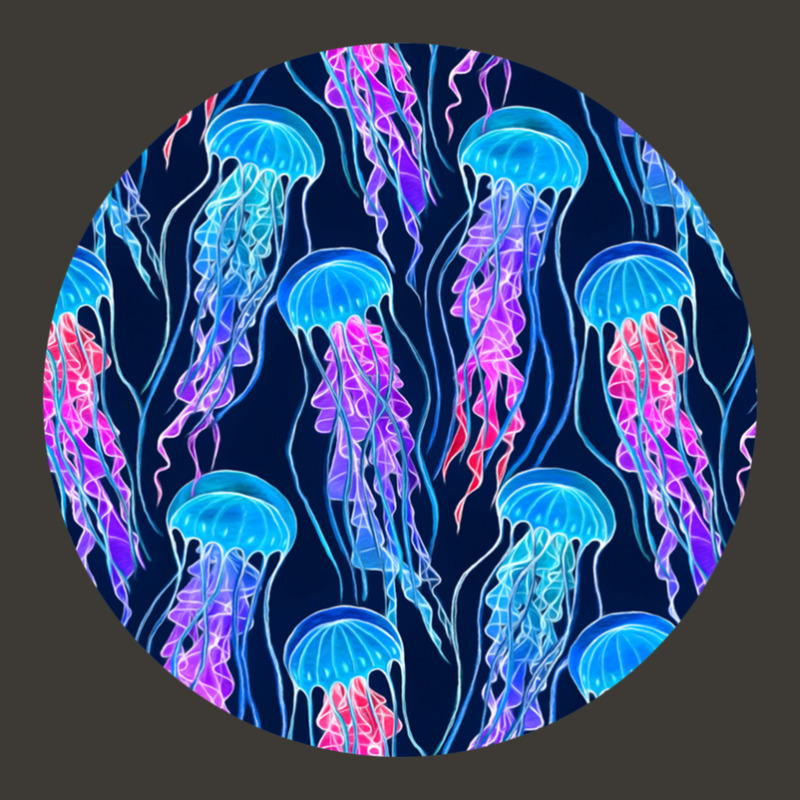 Luminescent Rainbow Jellyfish On Navy Blue Bucket Hat | Artistshot