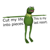 Kermit Cut My Life Into Pieces Sticker | Artistshot