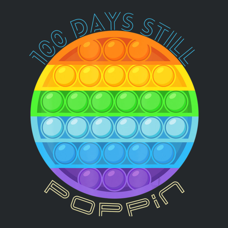 Trending 100th Day Of School 100 Days And Still Poppin Pop It Crewneck Sweatshirt | Artistshot