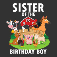 Sister Of The Birthday Boy Farm Animals Matching Farm Theme Baby Bodysuit | Artistshot