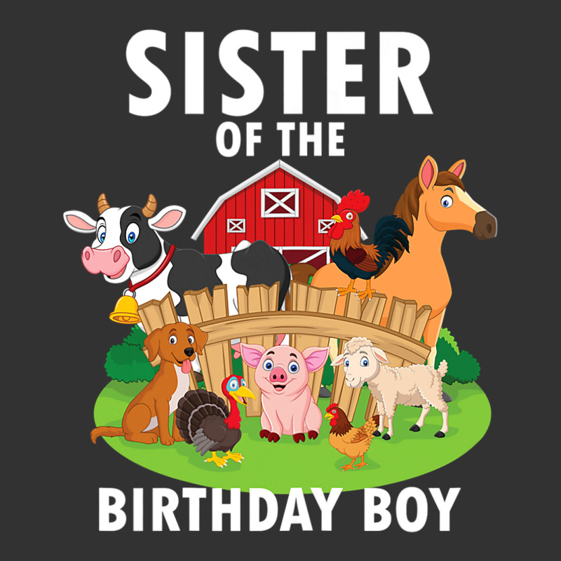 Sister Of The Birthday Boy Farm Animals Matching Farm Theme Baby Bodysuit by DonnaSchennum1234 | Artistshot