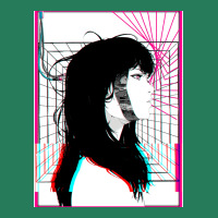 Cyberpunk Cyborg Girl Color Glitch Futuristic Style T-shirt | Artistshot