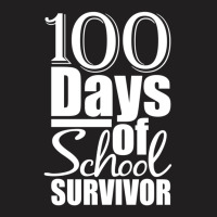 Limited Edition 100th Day Of School 100 Days Survivor Kids Teacher T-shirt | Artistshot