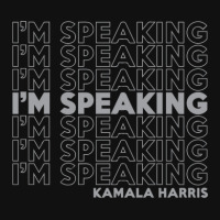 I'm Speaking Kamala Portrait Canvas Print | Artistshot