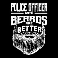 Police Officer With Beards Are Better Cops Funny Policeman T Shirt V-neck Tee | Artistshot